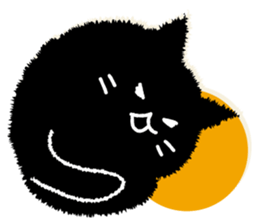 Feeling of a black cat sticker #8939166
