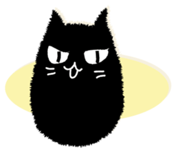 Feeling of a black cat sticker #8939169