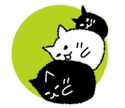 Feeling of a black cat sticker #8939170