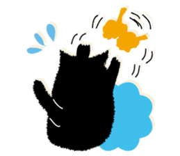 Feeling of a black cat sticker #8939174
