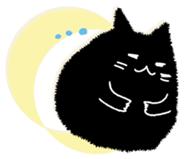 Feeling of a black cat sticker #8939175
