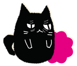 Feeling of a black cat sticker #8939176