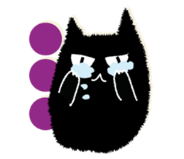 Feeling of a black cat sticker #8939177