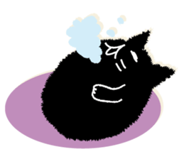 Feeling of a black cat sticker #8939179