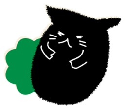 Feeling of a black cat sticker #8939182