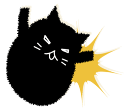 Feeling of a black cat sticker #8939183
