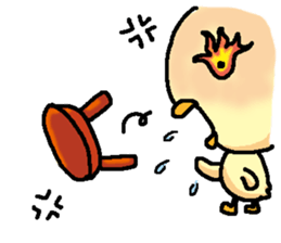 insane chick sticker #8939728