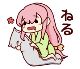 Kimonono-Sakura-chan sticker #8939915
