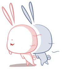 Usami the lazy good eater sticker #8939945