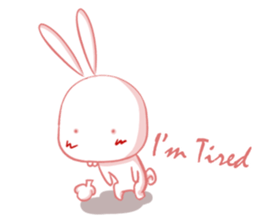 Usami the lazy good eater sticker #8939946