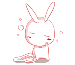 Usami the lazy good eater sticker #8939959