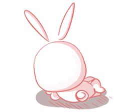 Usami the lazy good eater sticker #8939966