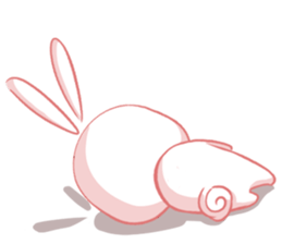 Usami the lazy good eater sticker #8939967