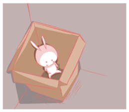 Usami the lazy good eater sticker #8939972