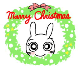 Rabbit pretty with all efforts(Winter) sticker #8940211