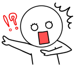 white white people sticker #8940605