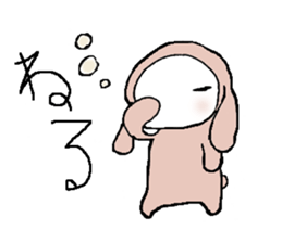 a pajama rabbit sticker #8940707