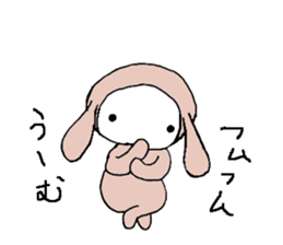 a pajama rabbit sticker #8940710