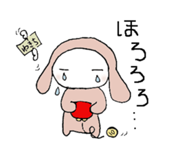 a pajama rabbit sticker #8940713