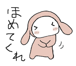 a pajama rabbit sticker #8940714