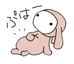 a pajama rabbit sticker #8940724