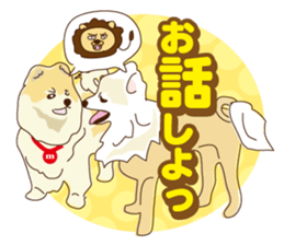 Pomeranian and daily life's conversation sticker #8941210