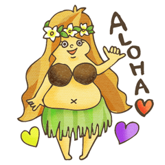 Hawaiian Girl -Pluplumeria-