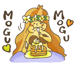 Hawaiian Girl -Pluplumeria- sticker #8941364