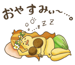 Hawaiian Girl -Pluplumeria- sticker #8941377