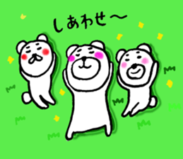 I met a bear one day. sticker #8941480