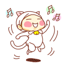 potechibi chan / Cat 2 sticker #8941662