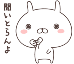 Pretty rabbit -hiroshima- sticker #8941887