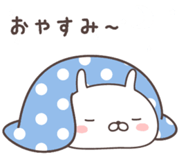 Pretty rabbit -hiroshima- sticker #8941903