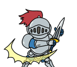 Thing as the knight fourth edition sticker #8941912