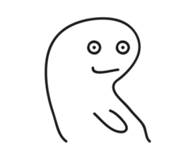 White Little Man 3 - Stare At YOU sticker #8942309