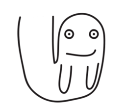 White Little Man 3 - Stare At YOU sticker #8942314