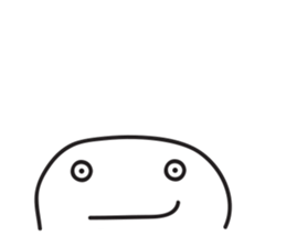 White Little Man 3 - Stare At YOU sticker #8942326