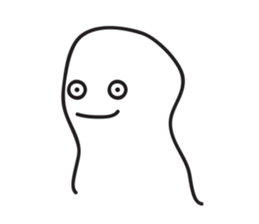 White Little Man 3 - Stare At YOU sticker #8942335