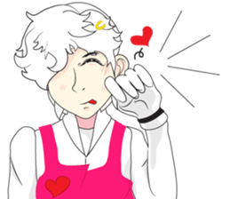 Cartoon Girl anime drawing v.update sticker #8942426