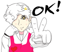 Cartoon Girl anime drawing v.update sticker #8942427