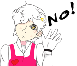 Cartoon Girl anime drawing v.update sticker #8942428