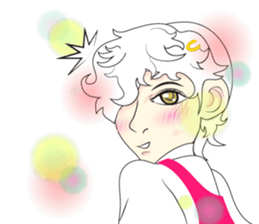 Cartoon Girl anime drawing v.update sticker #8942430