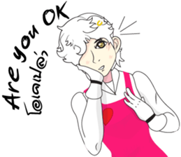 Cartoon Girl anime drawing v.update sticker #8942432