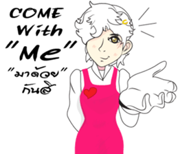 Cartoon Girl anime drawing v.update sticker #8942434