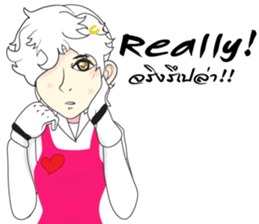 Cartoon Girl anime drawing v.update sticker #8942436