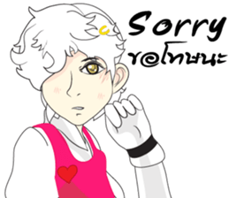 Cartoon Girl anime drawing v.update sticker #8942438