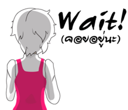 Cartoon Girl anime drawing v.update sticker #8942442