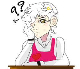 Cartoon Girl anime drawing v.update sticker #8942444