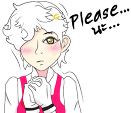 Cartoon Girl anime drawing v.update sticker #8942449