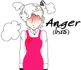 Cartoon Girl anime drawing v.update sticker #8942450